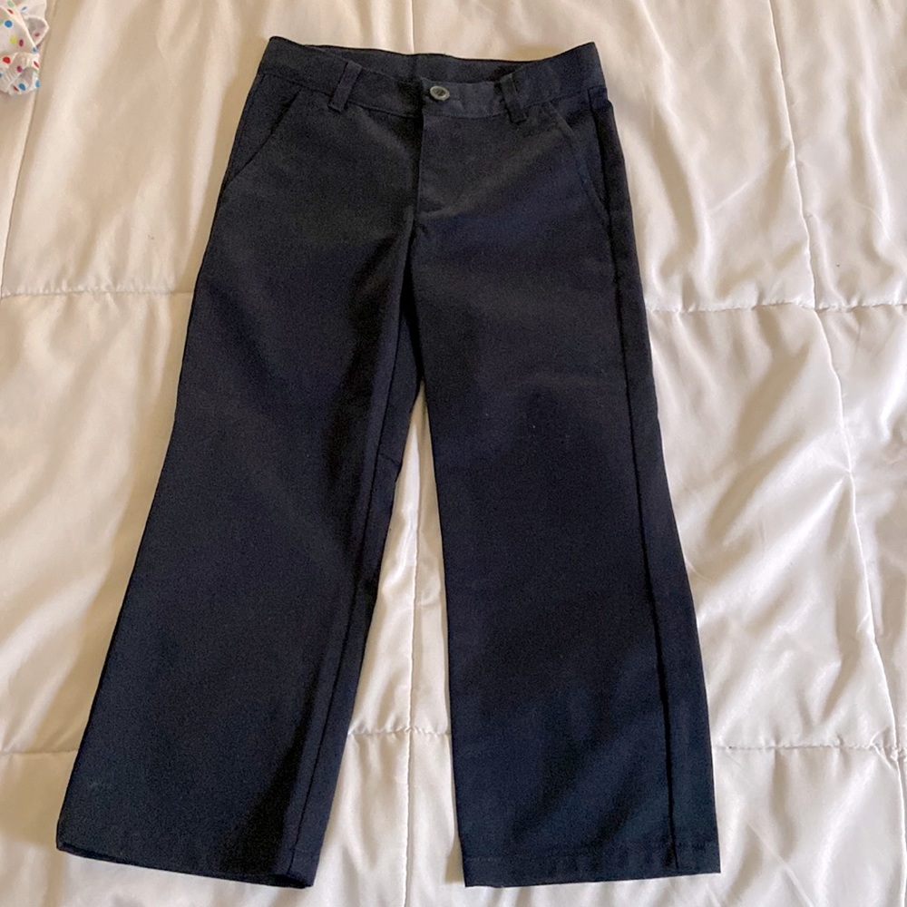 Dockers brand navy blue school uniform pants. Size: 4